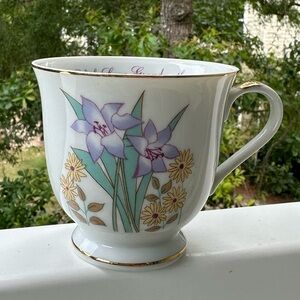 Vintage Russ Berrie & Company With Love, Grandmother Tea Cup Mothers Day Gift